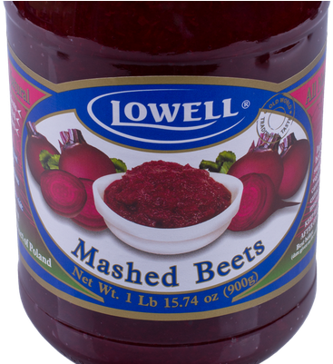 Lowell Mashed Beets - Lowell Sauerkraut 31.7 Oz Each | Retro Candy Club (400x400), Png Download