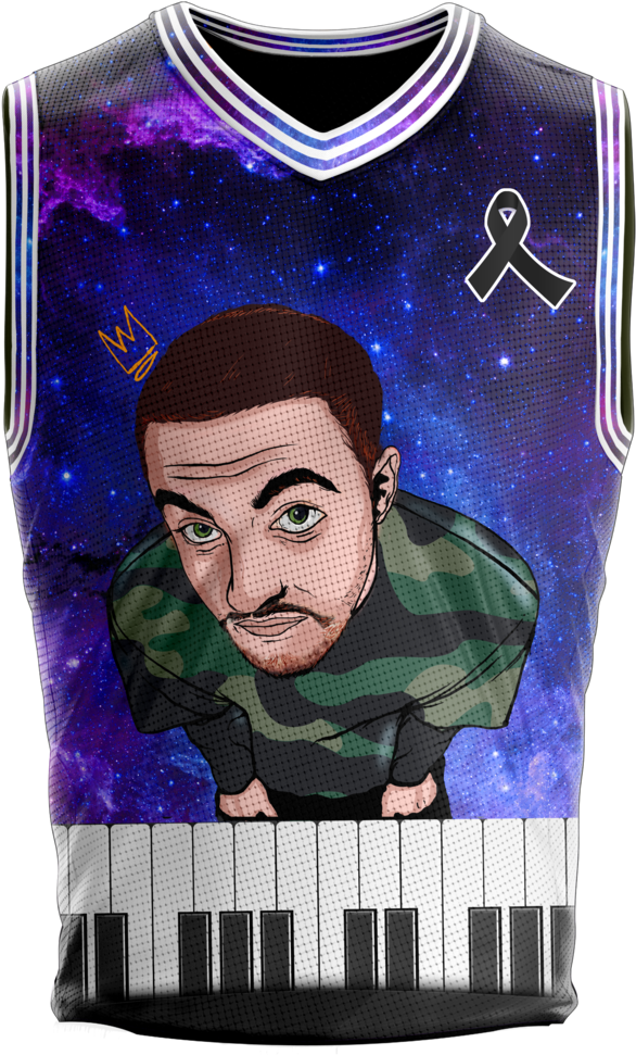 Mac Miller Basketball (1000x1001), Png Download