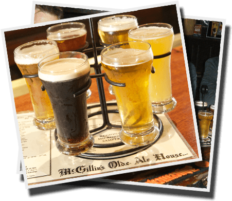 Mcgillin's Has 30 Beers On Draft - Beer (459x394), Png Download