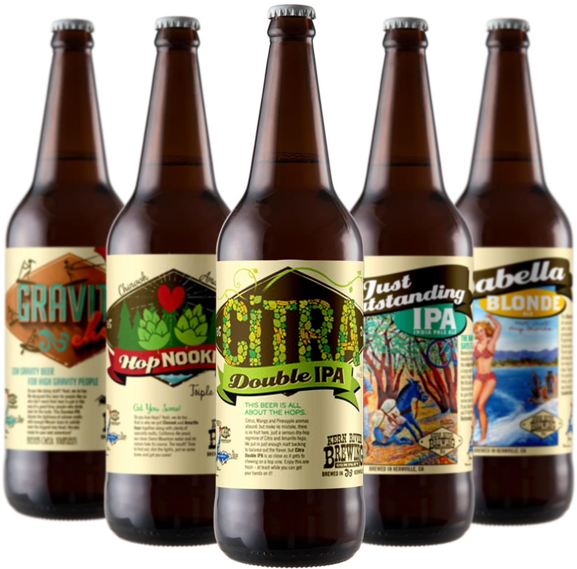 Bringing People Back To The Simple Things In Life - Kern River Outstanding Ipa - 22 Fl Oz Bottle (1400x1280), Png Download