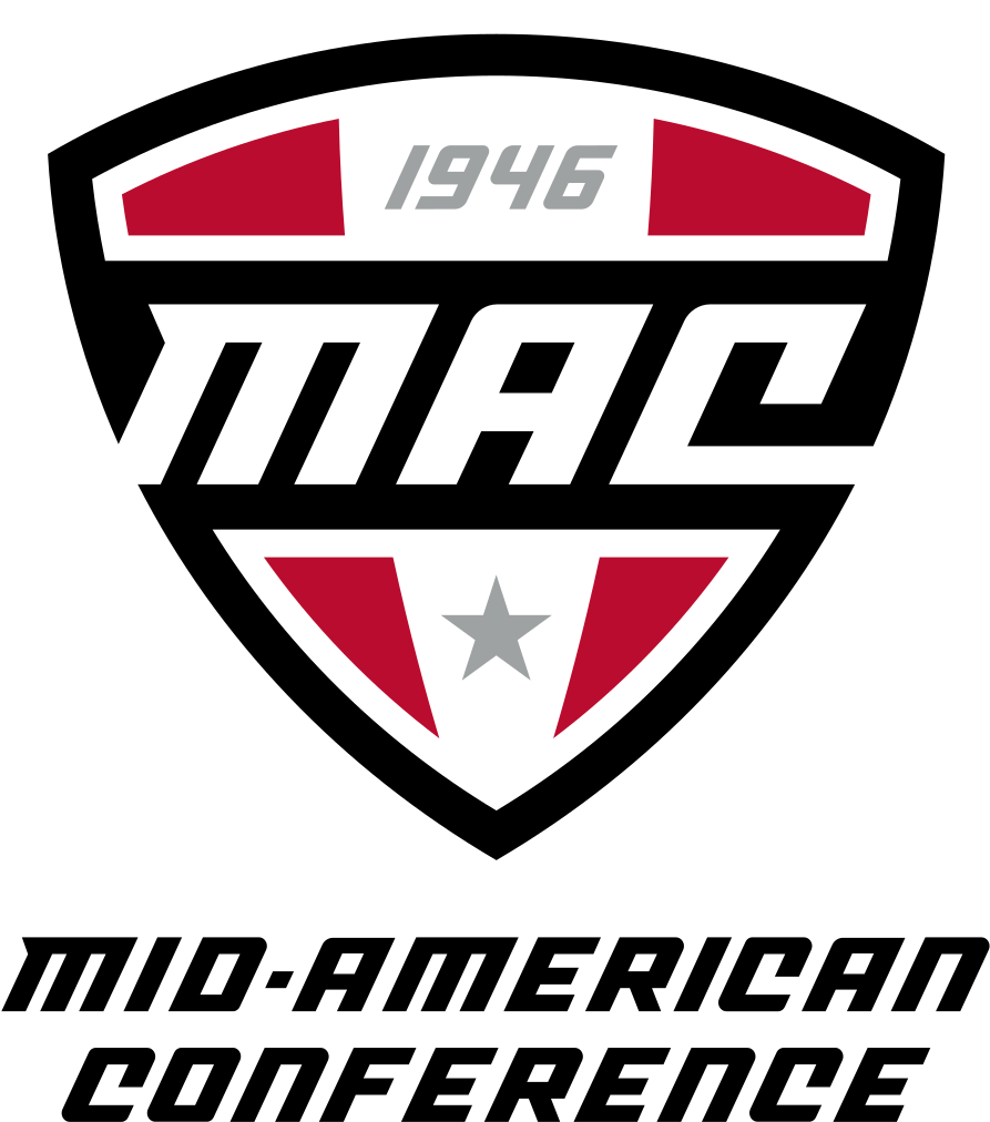 Mac Logo In Northern Illinois Colors - Mid American Conference Logo (907x1024), Png Download