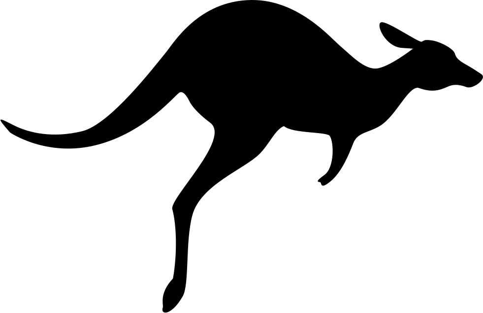 Png File Svg - Kangaroo Png (981x635), Png Download