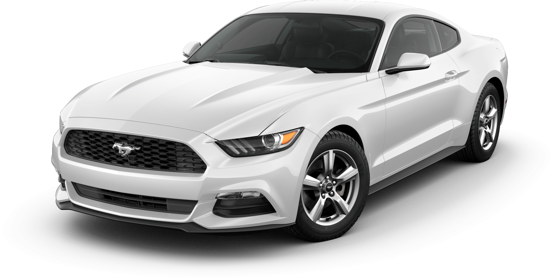 2017 Ford Mustang Vehicle Photo In Sierra Vista, Az - 2017 Ford Mustang V6 White Oxford (3000x1500), Png Download