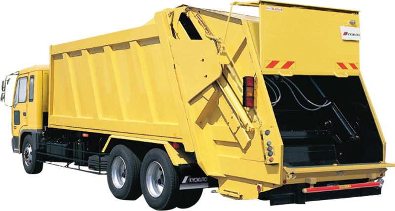Heavy Duty Type - Garbage Truck (800x428), Png Download