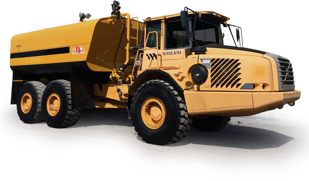 Off-road Articulated Water Trucks - Water (1000x700), Png Download