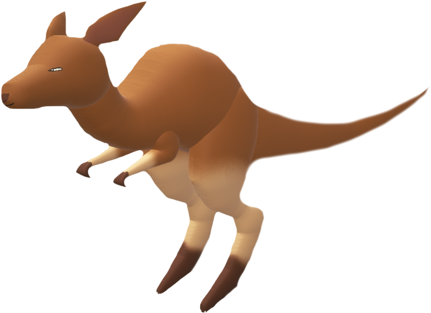 Red Kangaroo - Kangaroo (862x626), Png Download