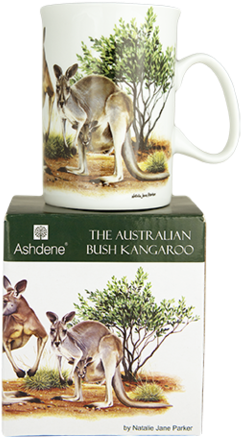 Ashdene Mug Bush Kangaroo - Ashdene Australian Bush Kangaroo Scatter Tray (480x480), Png Download