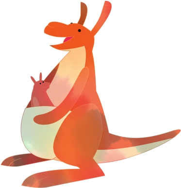 Thank You - Kangaroo (500x500), Png Download