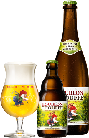 Houblon Col V3 - La Chouffe Blond Ale (330x480), Png Download