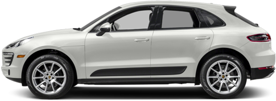 2017 Porsche Macan - Hyundai 2016 Santa Fe Side View (600x350), Png Download