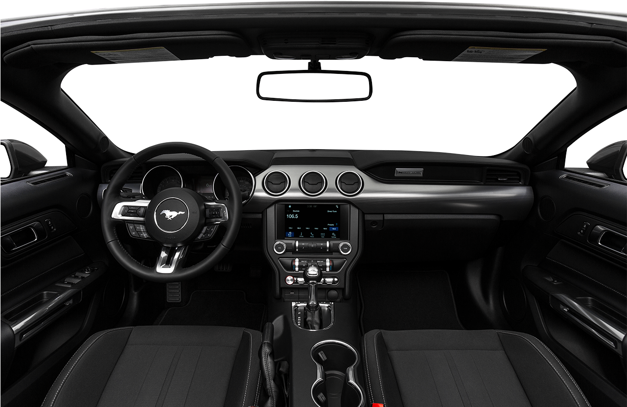 Interior Overview - 2018 Ford Mustang Interior (1280x902), Png Download