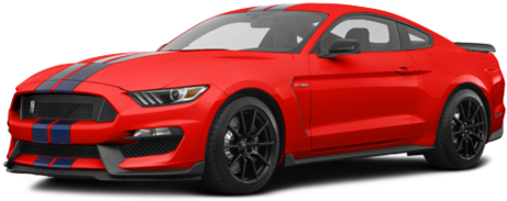 2018 Ford Mustang Shelby Gt350 - Ferrari 458 In White Background (600x400), Png Download