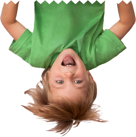 My Boys Love The Little Gym - Kid Looking Down Png (470x476), Png Download