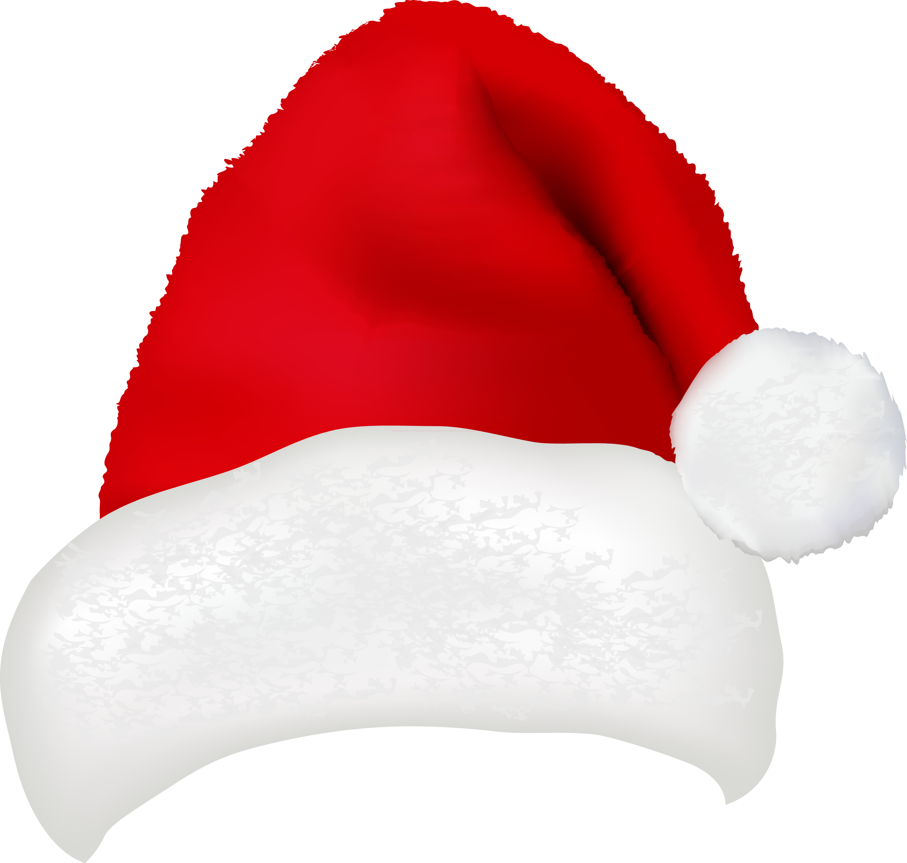 Real Santa Hat With Black Background (2962x2819), Png Download