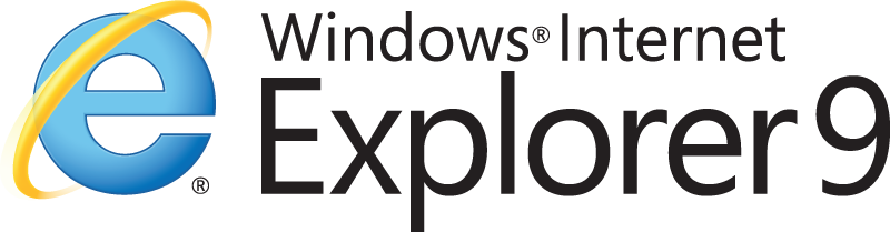 Windows Internet Explorer 9 - Internet Explorer 9 Logo (800x209), Png Download