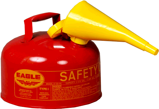 Exchange Your Old Gas Can For A New Safety Can - Eagle Type I Safety Can - 1 Gallon - Green, Ui-10-sg (542x376), Png Download