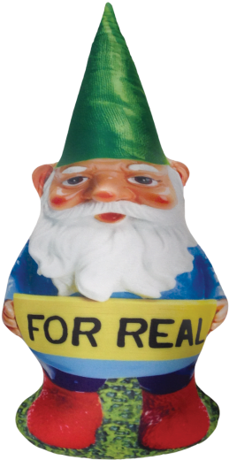 Picture Of For Real Gnome Microbead Pillow - Scream For Real Funny Gnome Pillow - 11" X 22 780-600 (550x550), Png Download
