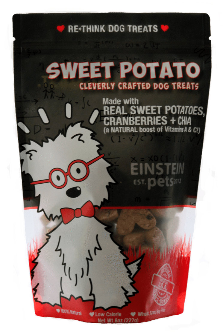 Einstein Pets Einstein Sweet Potato 2oz Dog Treats (843x1200), Png Download