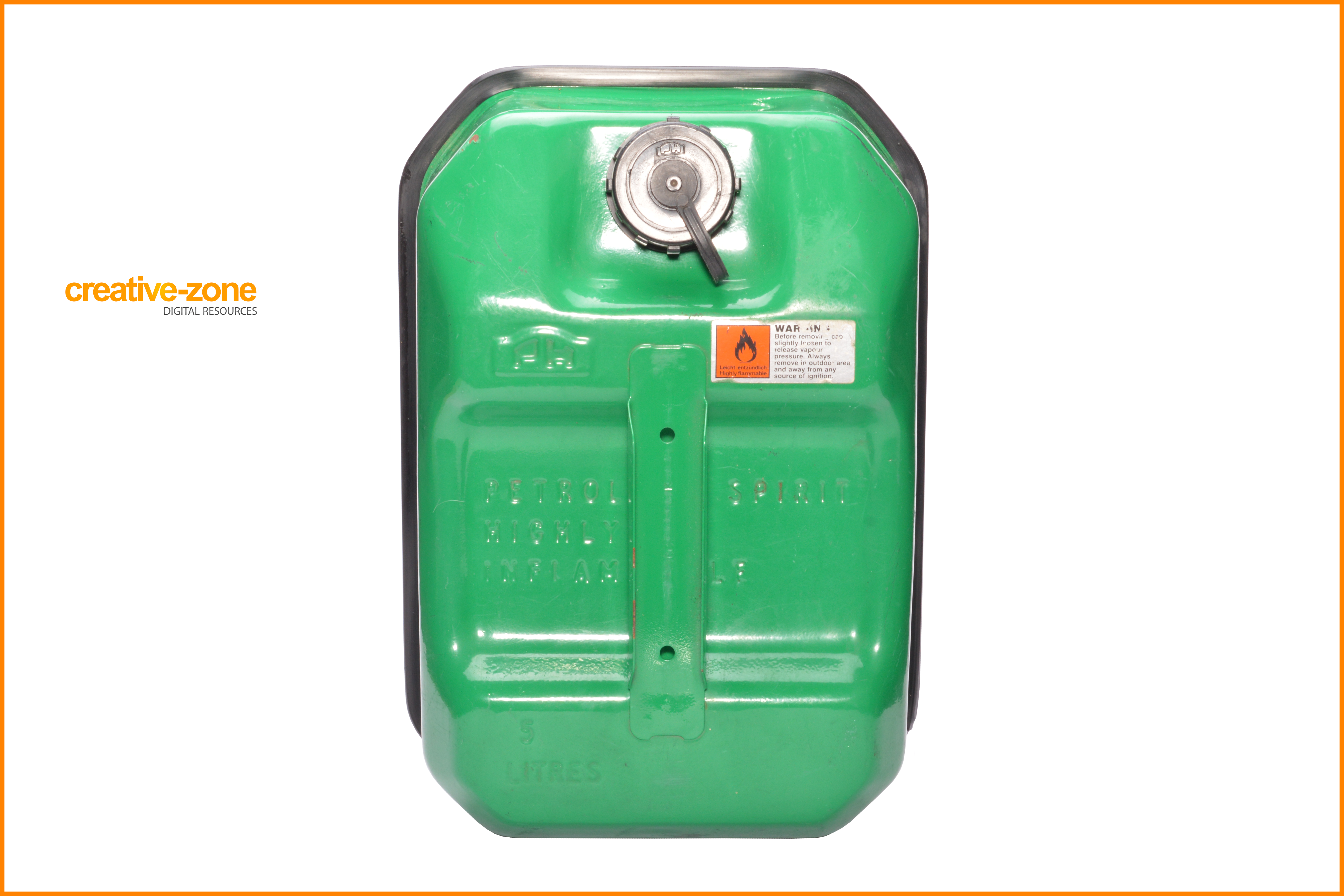 Green Steel Gasoline Jerry Can Paddy Hopkirk 5 Liter - Machine (6030x4020), Png Download