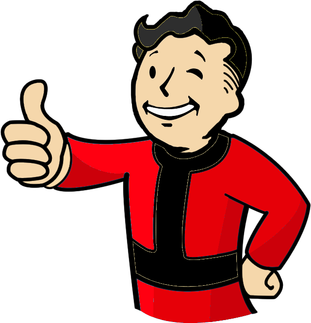 Vault Boy Ok (641x666), Png Download