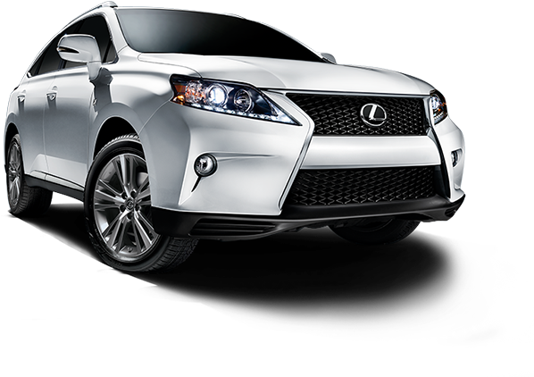 White 2015 Lexus Rxh (624x437), Png Download