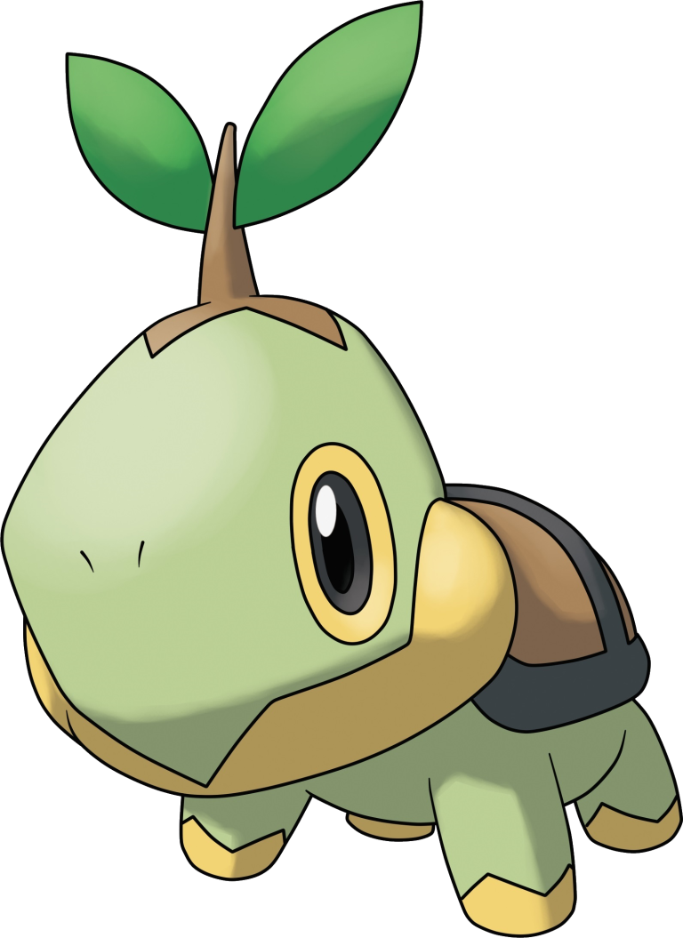 Turtwig Pokemon - Pokemon Pearl Turtwig (768x1055), Png Download