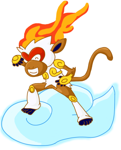 About The Starters - Fire Type Pokemon Name (400x489), Png Download
