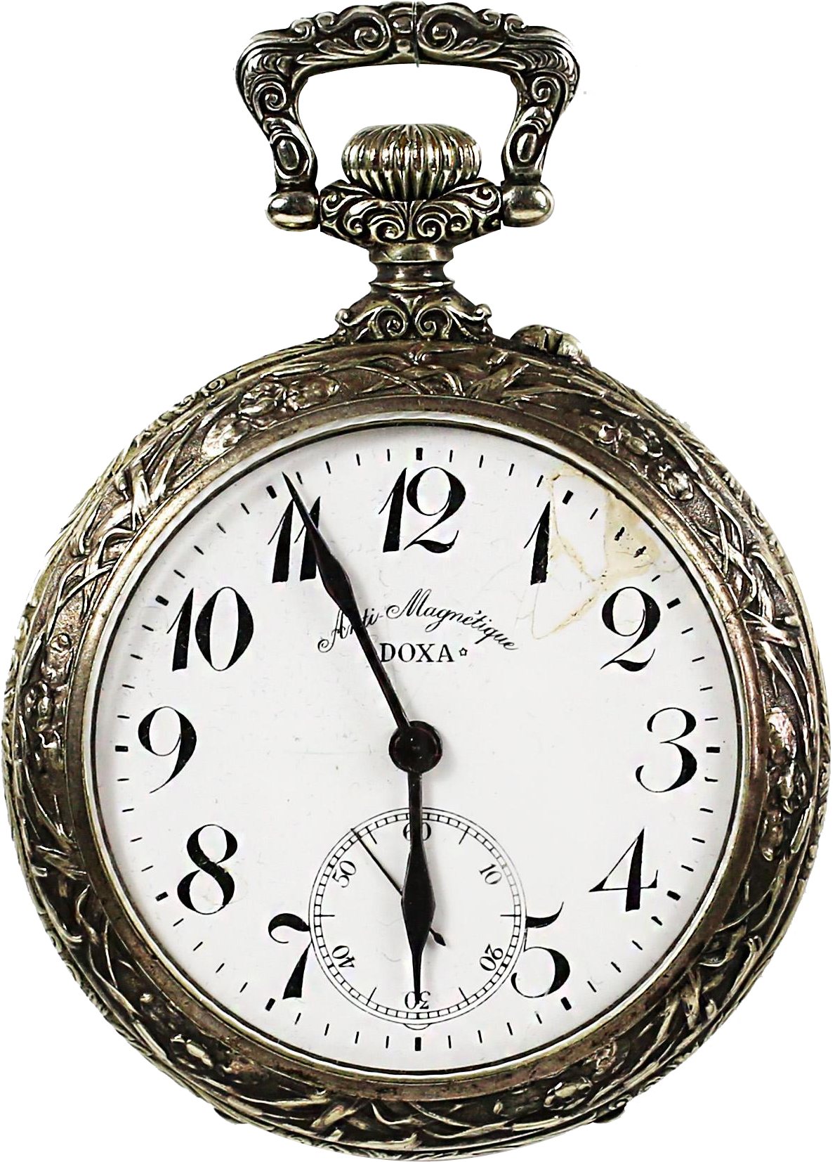 Clipart Freeuse Library Antique C Swiss Doxa Open Face - Pocket Watch (1652x1652), Png Download