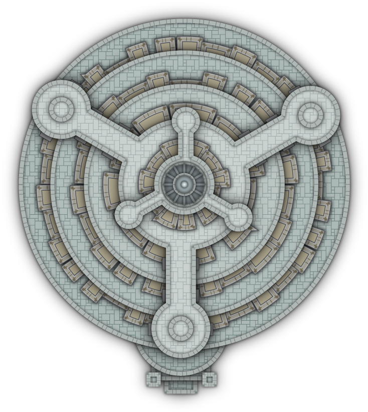 Unusual Castle - Fantasy Map (744x830), Png Download