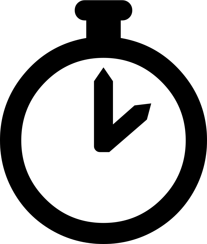 Pocket Watch - - Time Icon (834x981), Png Download