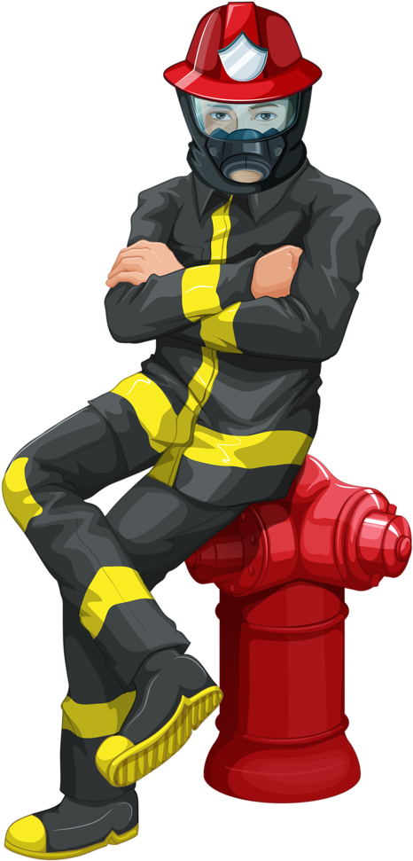Фото, Автор Soloveika На Яндекс - Bombero Fondo Blanco (525x1024), Png Download