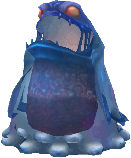 Aqua Flan Enemy Ffx - Flan (417x504), Png Download