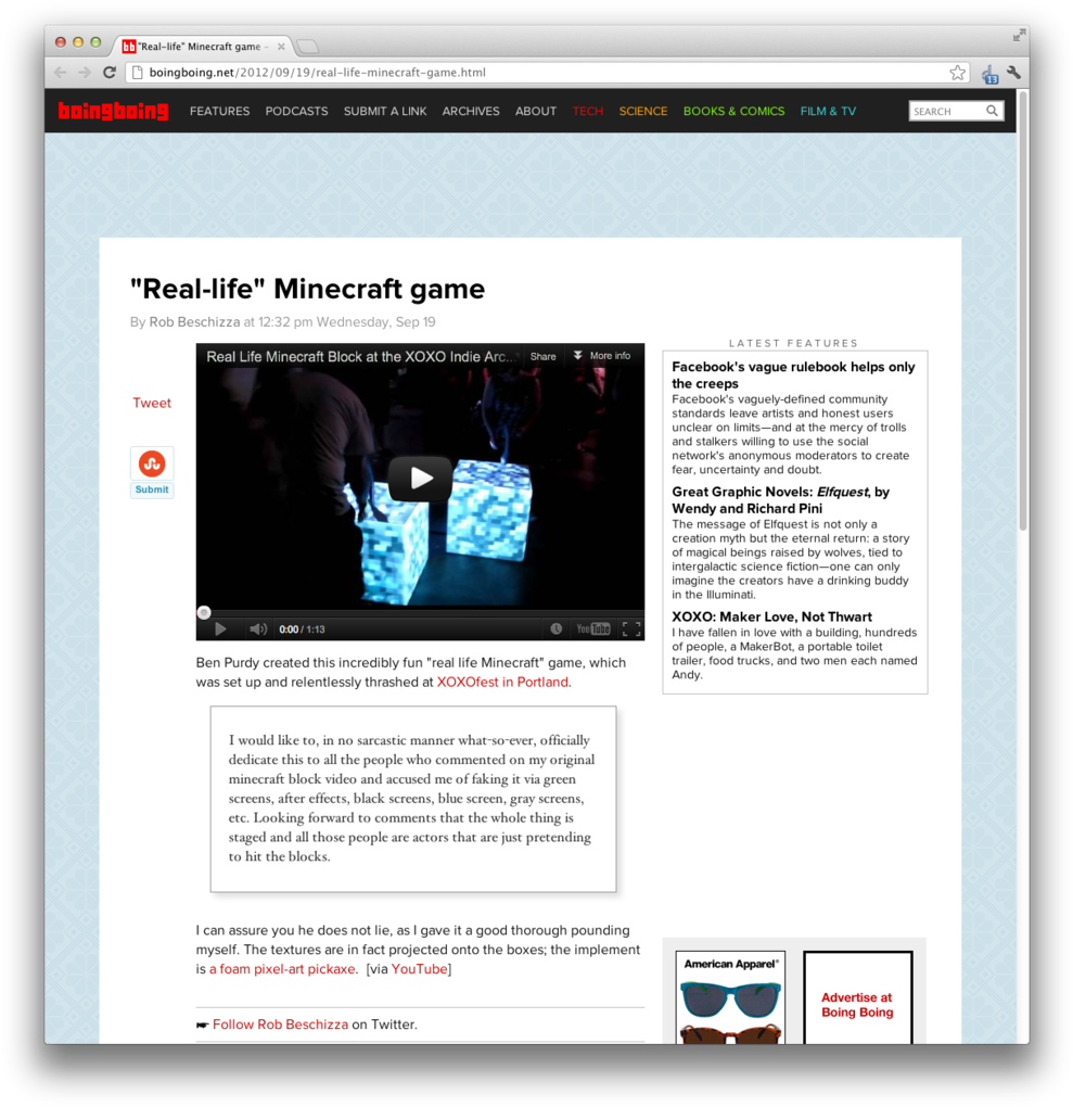 Minecraft Xoxo Boingboing - Minecraft (1000x1031), Png Download