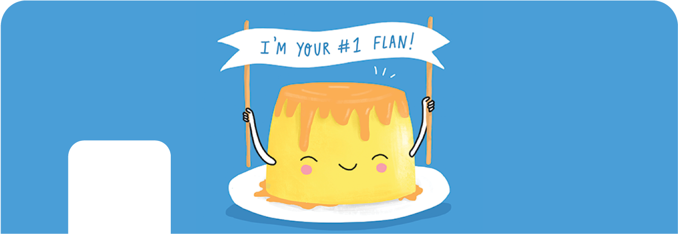 #1 Flan Cucu Covers - Flan (1500x600), Png Download