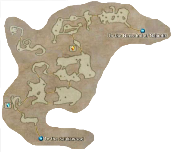 Final Fantasy Xii Nabreus Deadlands Map - Ffxii Nabreus Deadlands Map (580x493), Png Download