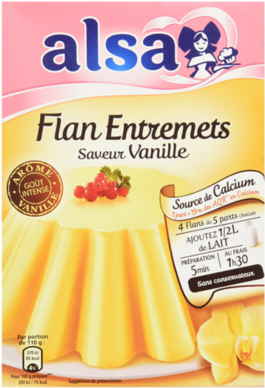 Flan Mix - Flan Alsa (600x600), Png Download