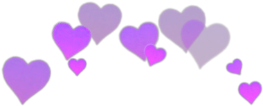 Photo Booth Hearts Png - Heart Crown Png Blue (500x317), Png Download