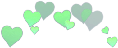 Report Abuse - Green Photo Booth Hearts (500x317), Png Download