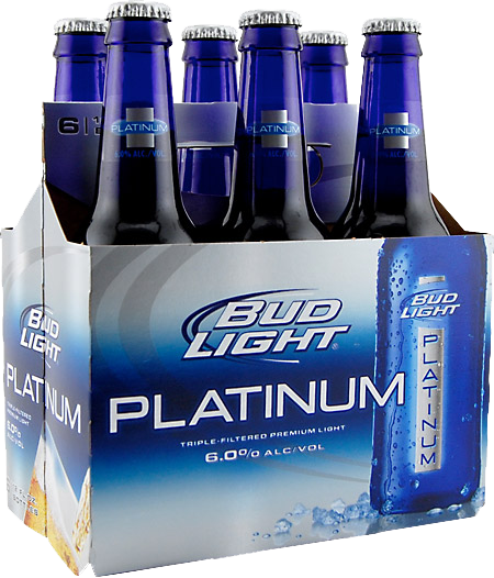Bud Light Platinum (450x526), Png Download