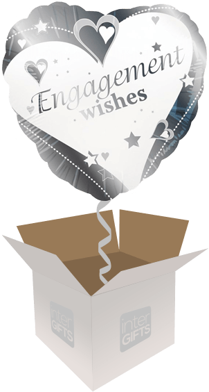 Engagement Wishes Heart - Wedding Silver Anniversary Logo (568x568), Png Download