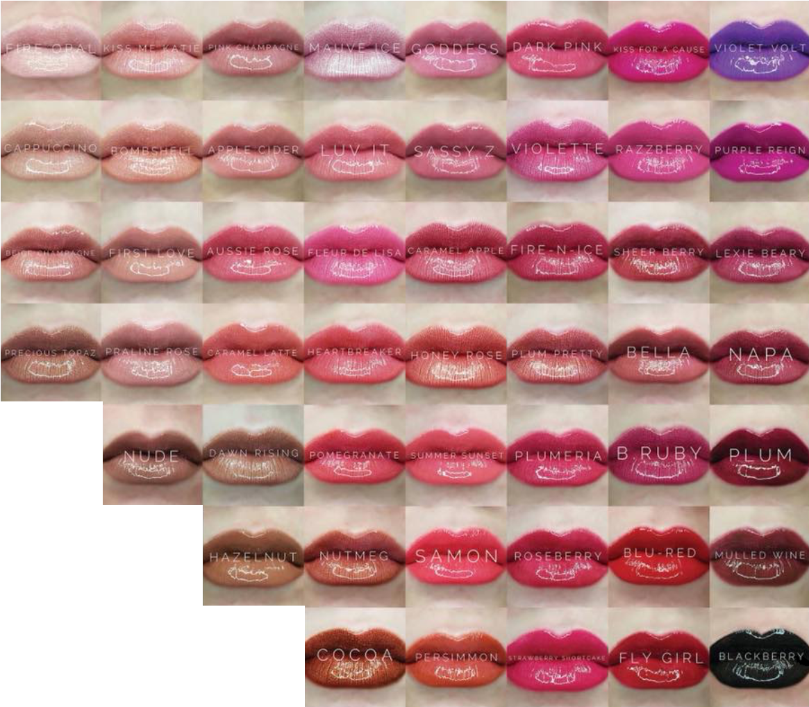 Final50colorstg - Lipsense Pictures For Facebook (1180x1039), Png Download