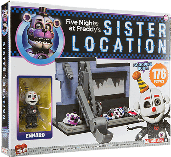 Five Nights At Freddy's - Mcfarlane Fnaf Lego Sets (600x600), Png Download