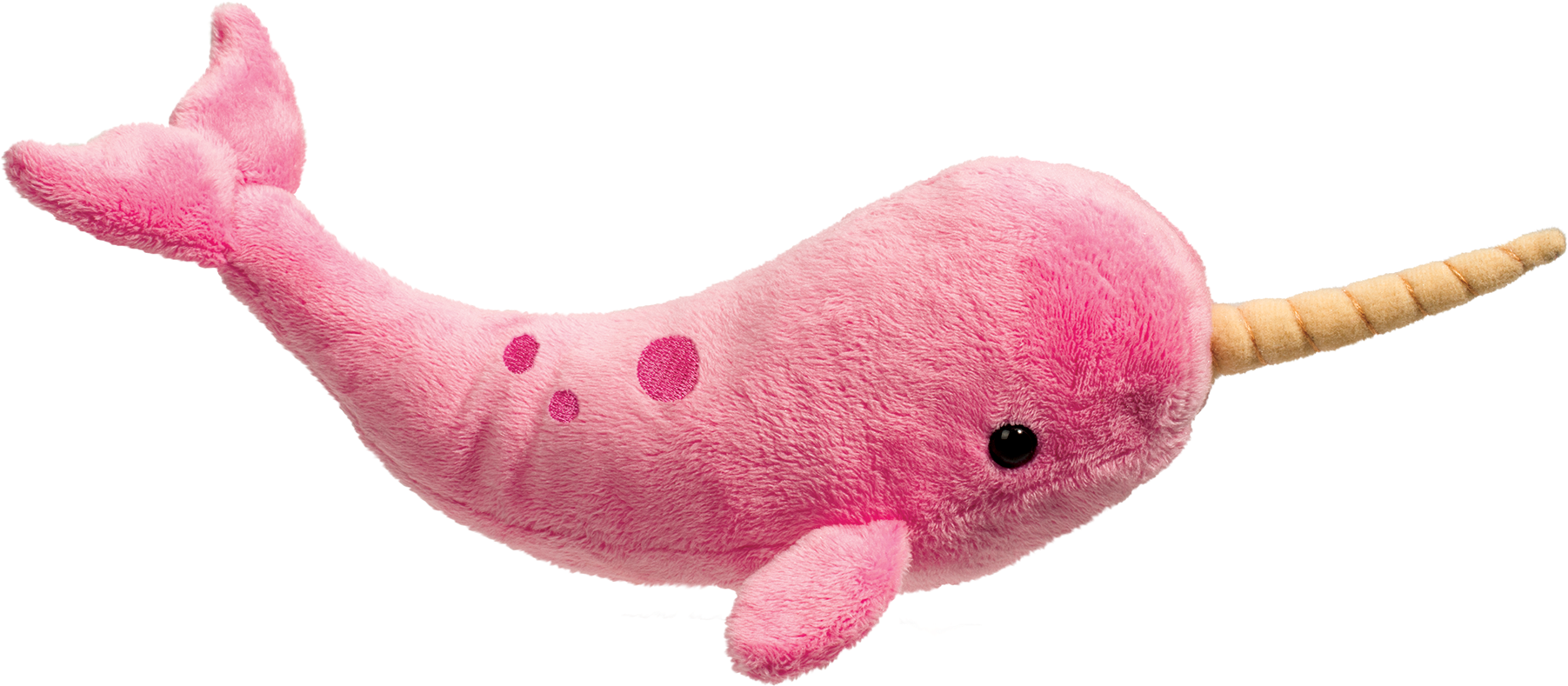 Pink Narwhal Stuffed Animal (2000x1037), Png Download