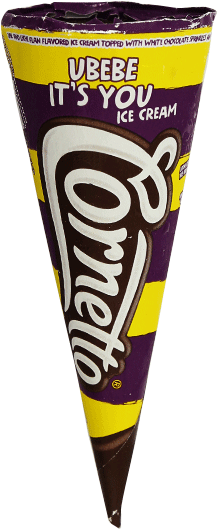 Selecta Cornetto Ube Leche Flan 110ml - Cornetto Classico Ice Cream Cone 4 X 90ml (600x600), Png Download