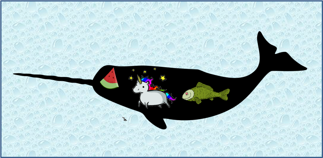 Narwhals Are Awesome - Narwhals (1091x861), Png Download