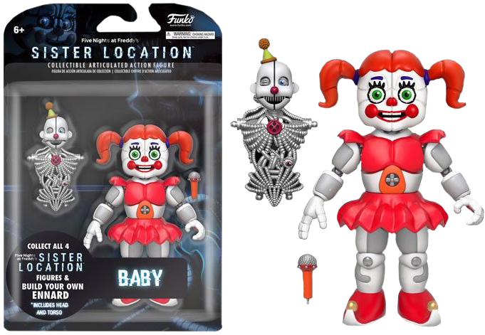 Five Nights At Freddy's - Five Nights At Freddy's Sister Location Funko (681x471), Png Download