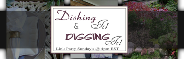 Dishing It & Digging It Link Party - Blog (640x205), Png Download