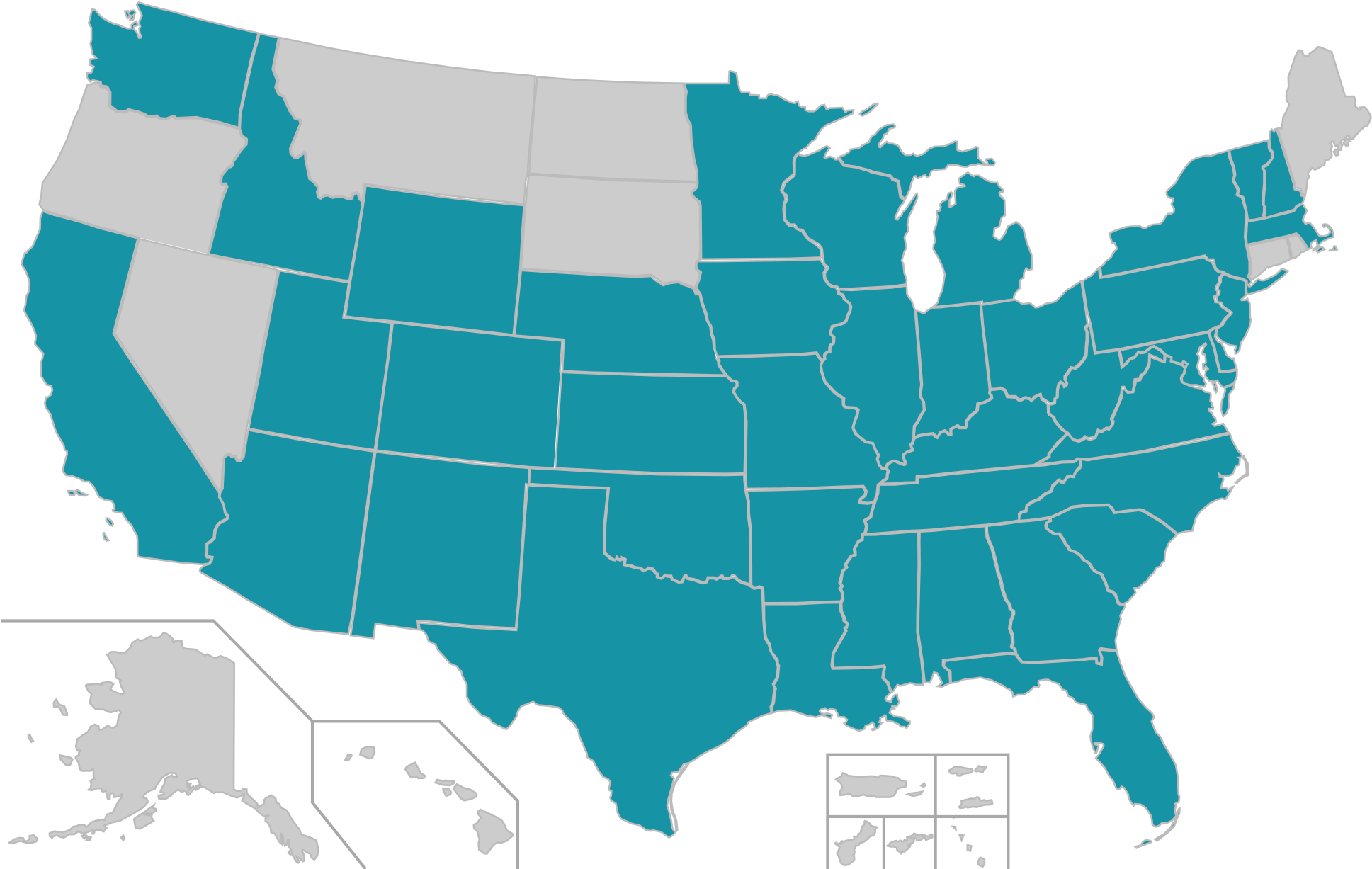 Open - States That Allow Corporal Punishment In Schools 2018 (2000x1237), Png Download