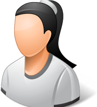 Kuda Tshiamo - Female Person Icon Png (371x356), Png Download