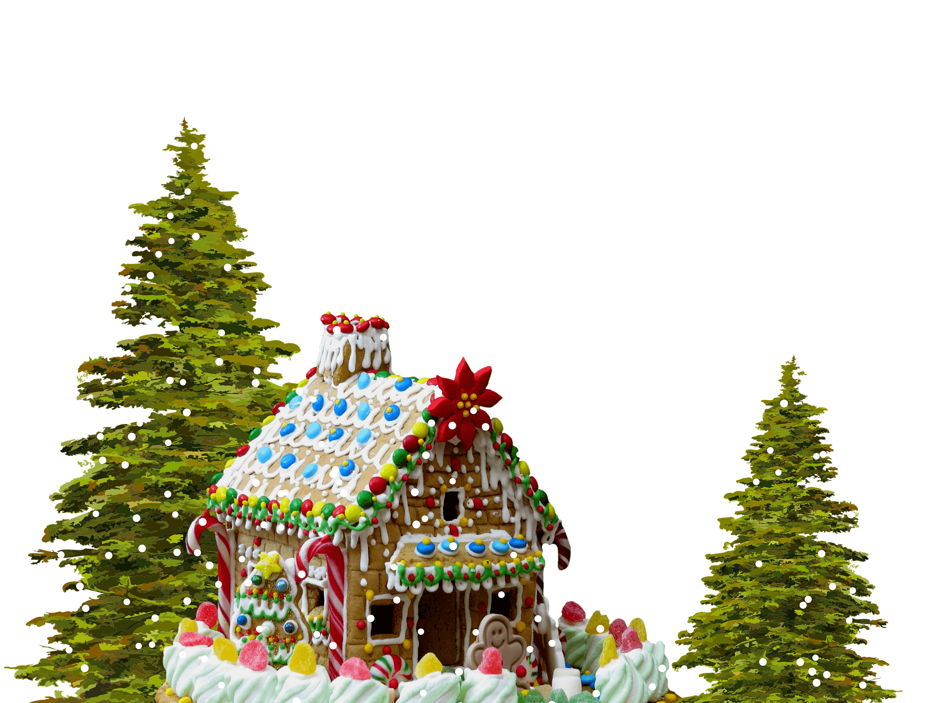 Decorated Gingerbread House - Cafepress Samsung Galaxy S8 Case (1920x1427), Png Download